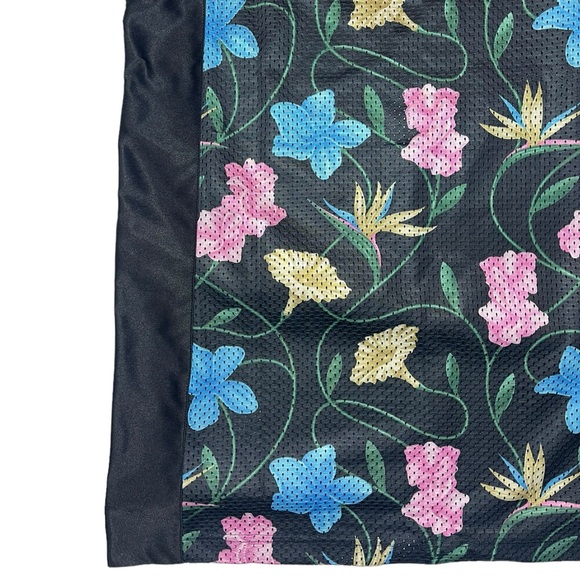 Nike Dri-Fit NBA Giannis Freak Jersey Tank Black Floral Basketball Medium Tall - Picture 14 of 16